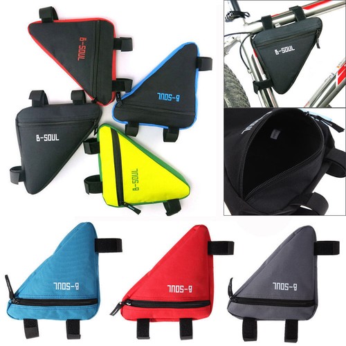Bike Bag Triangle Waterproof Bicycle Front Tube Frame Pouch Saddle Case Tool Kit