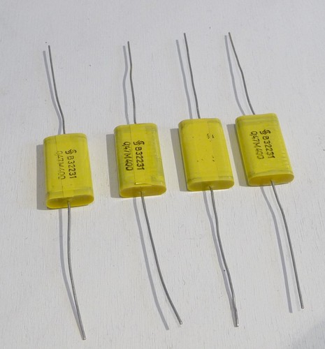 Siemens 0.47uf 470nf 400v Film Capacitor Capacitor Axial f Tube Amp 1x Org