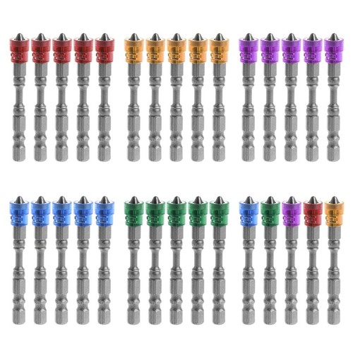 5X Anti Slip Electric Hex Magnetic Screwdriver S2 PH2 Single Head Bit Tool 65mm