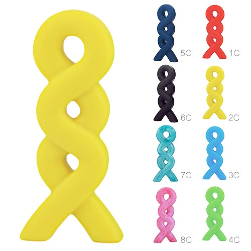 Baby Silicone Chew Teething Teether Pacifier Autism Sensory Toy Pendant Necklace
