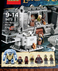 2012, SEALED LEGO 9473 Lord Of The Rings The Mines of Moria  NIB