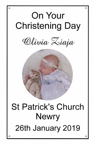 Details about / Custom Personalised Metal Plaque Christening Day Baby Girl Aluminium Sign Gift 5