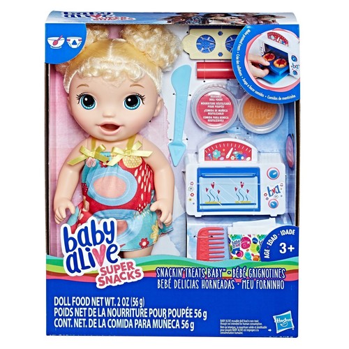 Baby Alive spuntino DOLCETTI Baby Blonde Capelli Ricci