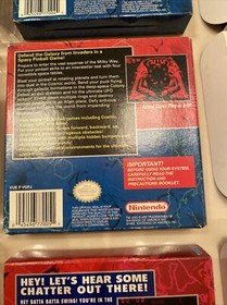 Nintendo Virtual Boy Red Alarm + Galactic Pinball + Baseball All COMPLETE CIB US