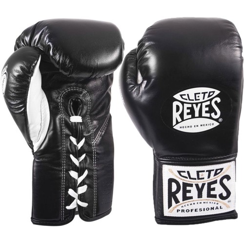 Cleto Reyes Safetec Professional Boxing Fight Gloves Black