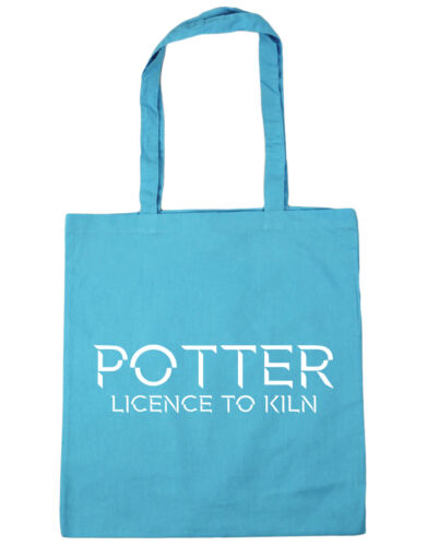 10 litres Potter Licence to Kiln Tote Shopping Gym Beach Bag 42cm x38cm