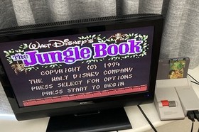 NES ~ Disney's JUNGLE BOOK Nintendo Game NES-JJ-UKV Cart + Inst + Sleeve Pal A