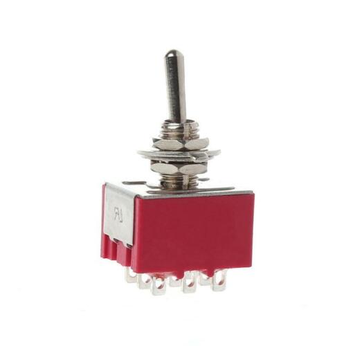 Details about  / Mini 6mm MTS-302 Toggle Switch 9 Pin 2 Position ON//ON 5A//125VAC 2A//250VAC