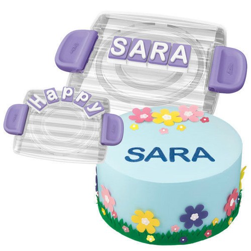 NEW Spell-N-Stamp Cake Stamping Block from Wilton 1172