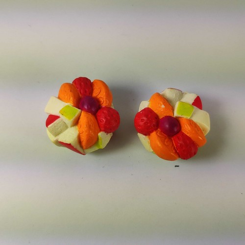 2pcs 18/" American Girl Doll fruit salad without bowl from school lunch set