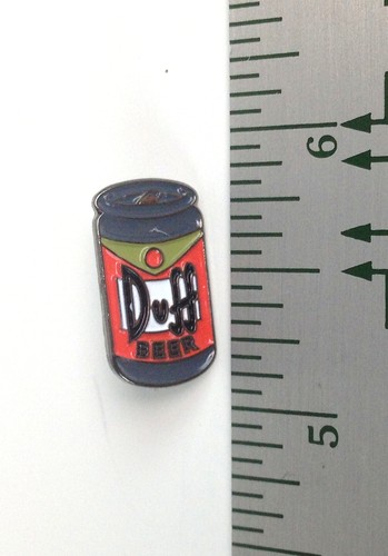Homer approved... Simpsons FOX Animated TV Series Enamel Pin Duff Beer