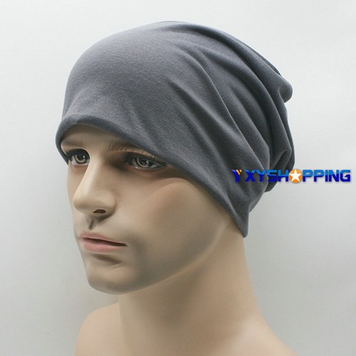 Unisex Men Knitted Loose Beanie Foldable Loose Hat Oversize Skateboard Mini Caps