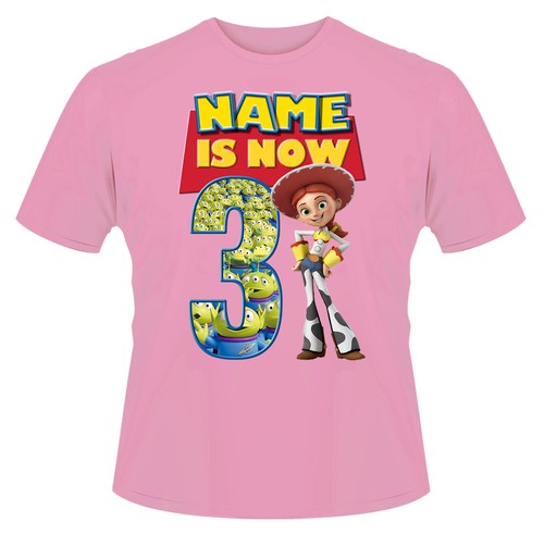 Toy Story Jessie Personalised Boys Girls T-Shirt Age 3 Ideal Gift//Present