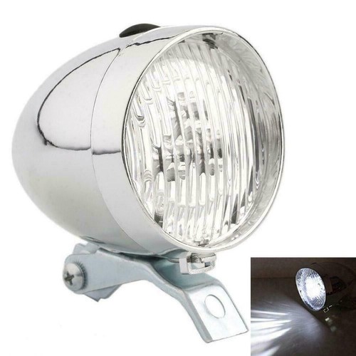 Phare de vélo classique LED Vintage vélo rétro-éclairé phare brouillard avant Sa