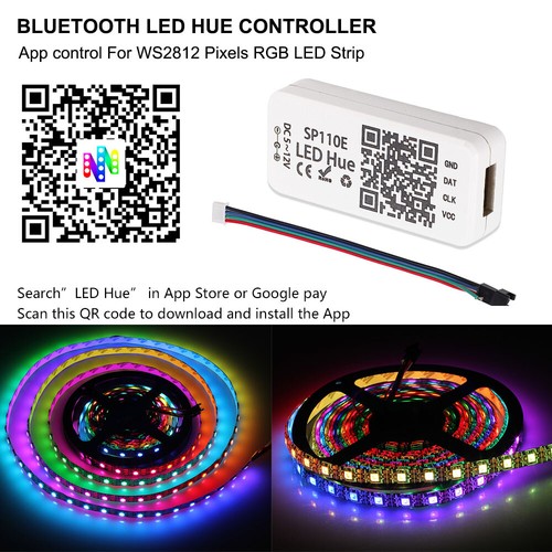 Ws2812B Ws2811 Sk6812 strip Rgb Sk6812 Rgbw Bluetooth Sp110E Mini Controller 5V