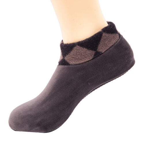 Socks Double-faced Bed Winter Floor Fleece Non Warm Slip Sock Men/'s Slipper Hot