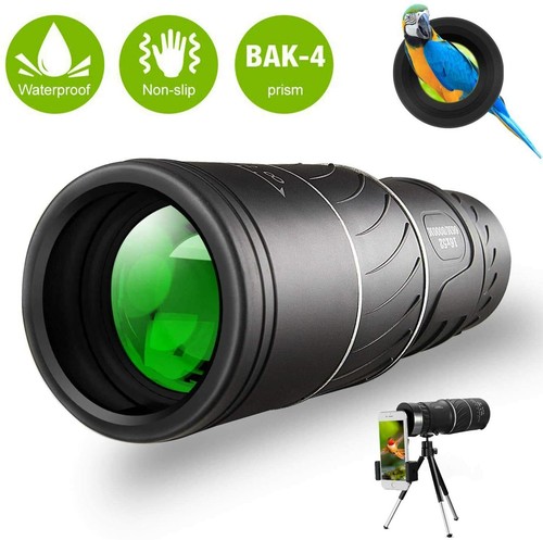 Monokular 16X52 Fernglas Dual Zoom Outdoor Fernrohr Teleskop Camping Nachtsicht