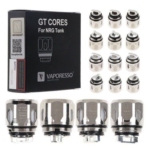 6//9//12x GT Cores Vaporesso NRG Core Replacement Coil Head GT2 GT4 GT6 GT8 Mesh
