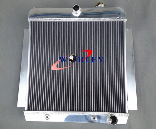 3ROW ALUMINUM RADIATOR FOR 1955-1959 CHEVY PICKUP TRUCK V8 55 56 57 58 59 AT//MT