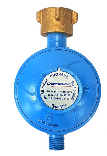 Campingaz La Pression Du Gaz régulateur 50 mbar 1,5kg//h Detendeur gaz Réducteur de Pression Propane Butane