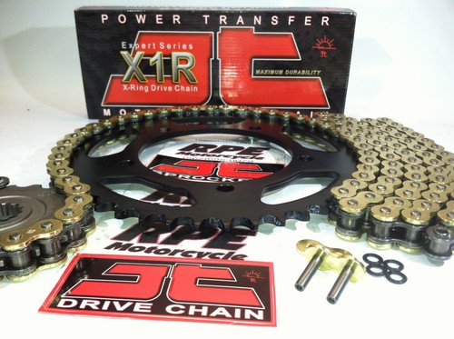 1990-17 Kawasaki KLR650 JT 520 Gold Chain and Sprocket Kit