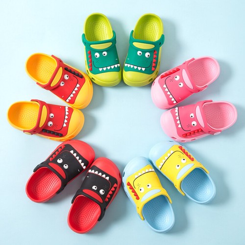 Toddler Clogs Mules Kids Slip On Summer Sandals Slide Lightweight Beach Slippers