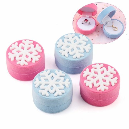 Details about / Round Box For Engagement Ring Cute Storage Jewelry Case Holder Wedding Accessory