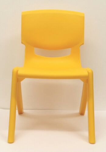 Plastic Stackable Preschool Chair Kids Kindy Daycare Home One piece Sturdy Solid 
