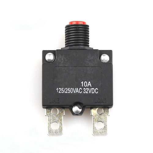 7A-25A Thermal Switch Push Button AC Thermal Circuit Breaker 10A//15A//20A//25A//7A