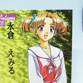 AU 05 Emi Nagakura Autumn Card Sentimental graffiti 2nd SEGA SATURN Journey