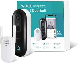 WUUK Smart Doorbell Battery-Powered Wireless Video Security Camera High-Quality 