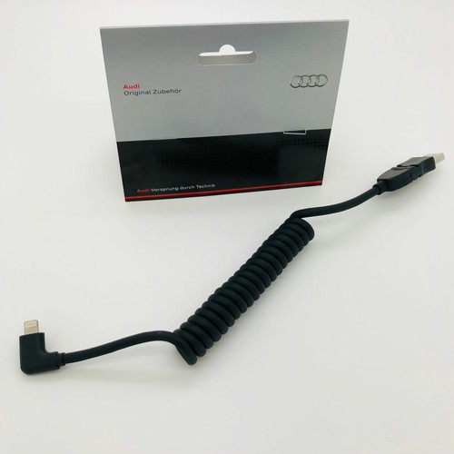 Genuine Audi USB Plomo Apple Iphone 7 8 X Cable De Rayo XR XS Ipod Ipad Cargador