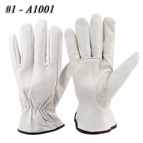 5 Paar Winter Warm Leder Driver Handschuhe Arbeitshandschuhe Montagehandschuhe