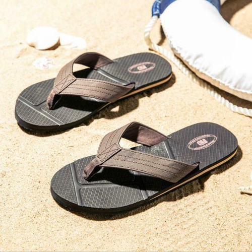 Summer Men Flip Flops Outdoor Beach Sandals Casual Shoes Slippers Big Size 40-48