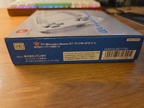 WonderSwan Handheld Console Skeleton Blue CIB Complete Tested US SELLER