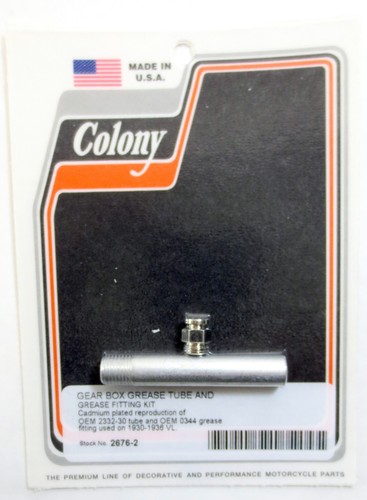 GEARBOX GREASE TUBE /& FITTING KIT HARLEY VL