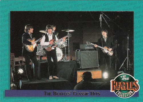 The Beatles Collection The Beatles Classic Hits card 4//8 River Group 1993