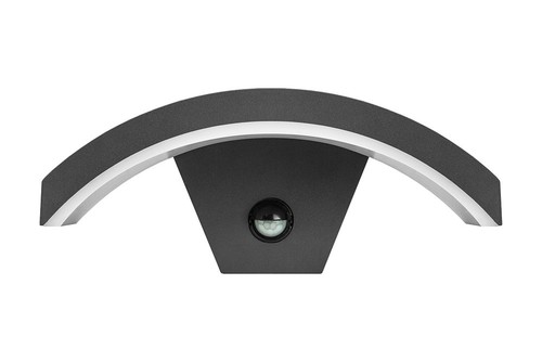 CURVA INTEGRALE LED da esterno Moderno Muro Luce PIR movimento sensore sicurezza IP54