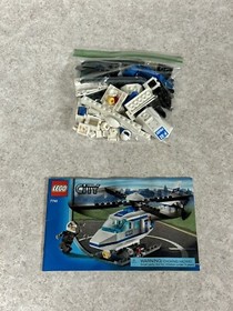 7741 Lego City Police Helicopter 2008 - 100% Complete NO BOX - RETIRED