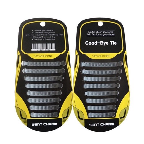 16PCS Easy No Tie Shoelaces Unisex Elastic Flat Shoe Lace Sneaker Silicone Laces