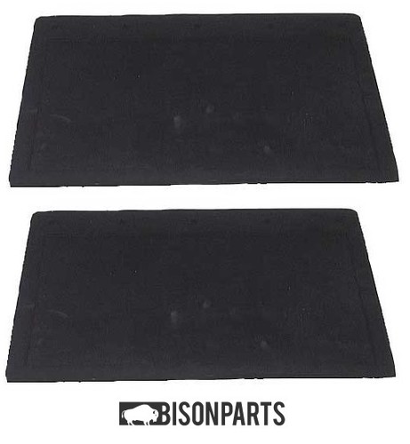 MAN ERF TRUCK RUBBER MUDFLAP 26/" X 18/" 660 X 460MM PLAIN BLACK 1 PAIR