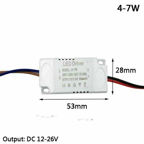 3W 5W 10W 18W 20W 24W 36W LED driver Trafo 300mA Treiber Transformator Netzteil