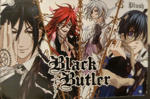 NWT AUTHENTIC Black Butler Ciel Kuroshitsuji 8/" Plush Anime GE Animation//Aniplex