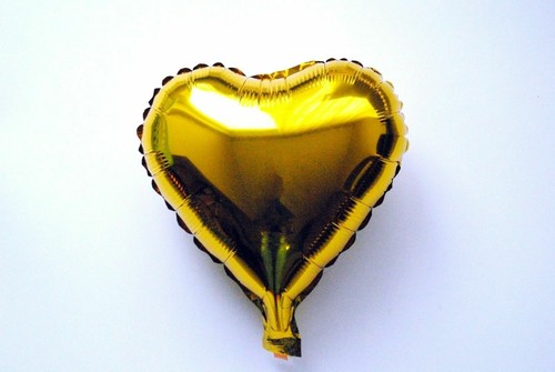 kleines Herzchen Folienballons Valentinstag Überraschung Dek Kein Helium Ballon