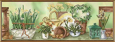 Counted Cross Stitch Kit NOVA SLOBODA Garden still life