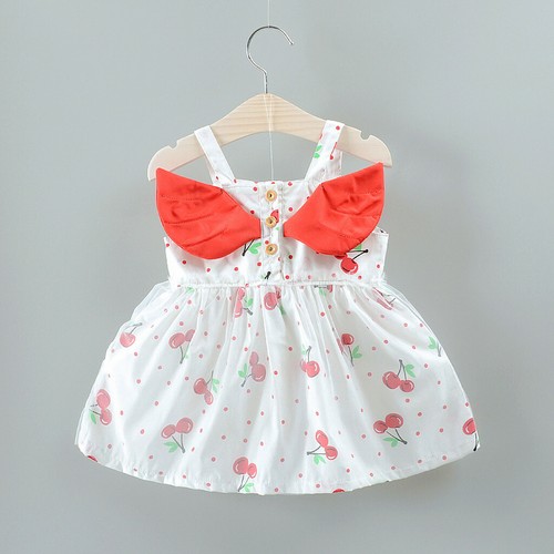 Summer Toddler Infant Kids Baby Girls Print Tulle Party Princess Dress Clothes