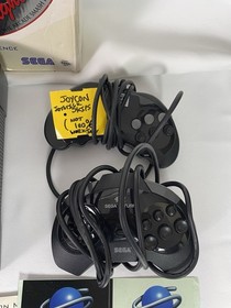 Sega Saturn Console System Complete W/ Box Controller Games -Tested Working