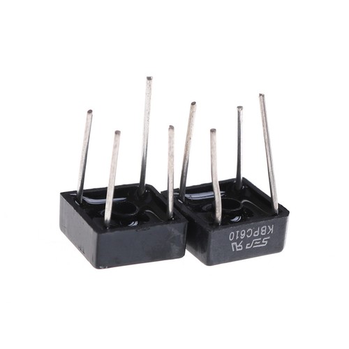 5Pcs KBPC610 BR610 DIODE BRIDGE 1000V 6A BR-6 Bridge Rectifier Pip