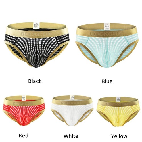 Mens Pump Briefs Bikini Low Waist Breathable Underwear Convex Pouch Underpants