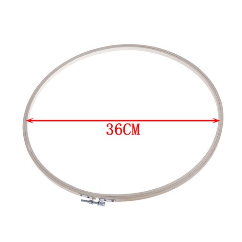 36//40cm Bamboo Frame Embroidery Hoop Ring DIY Cross Stitch Machine Loop SewingJP